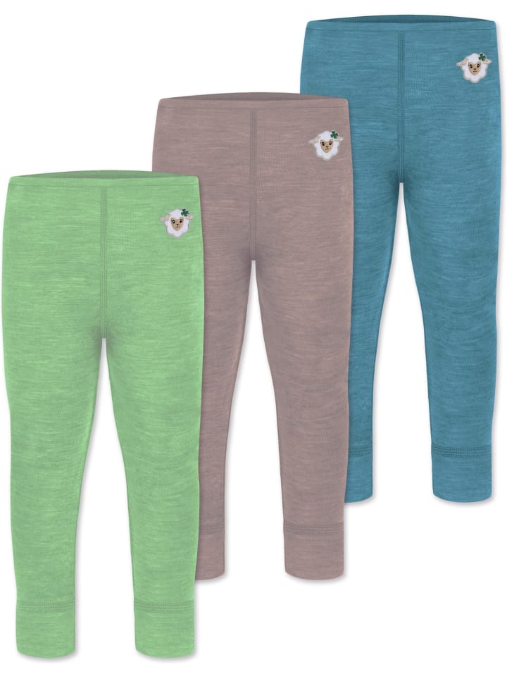 Normani Outdoor Sports 3er Pack Baby Merino Hose Unterhose „Tihoi