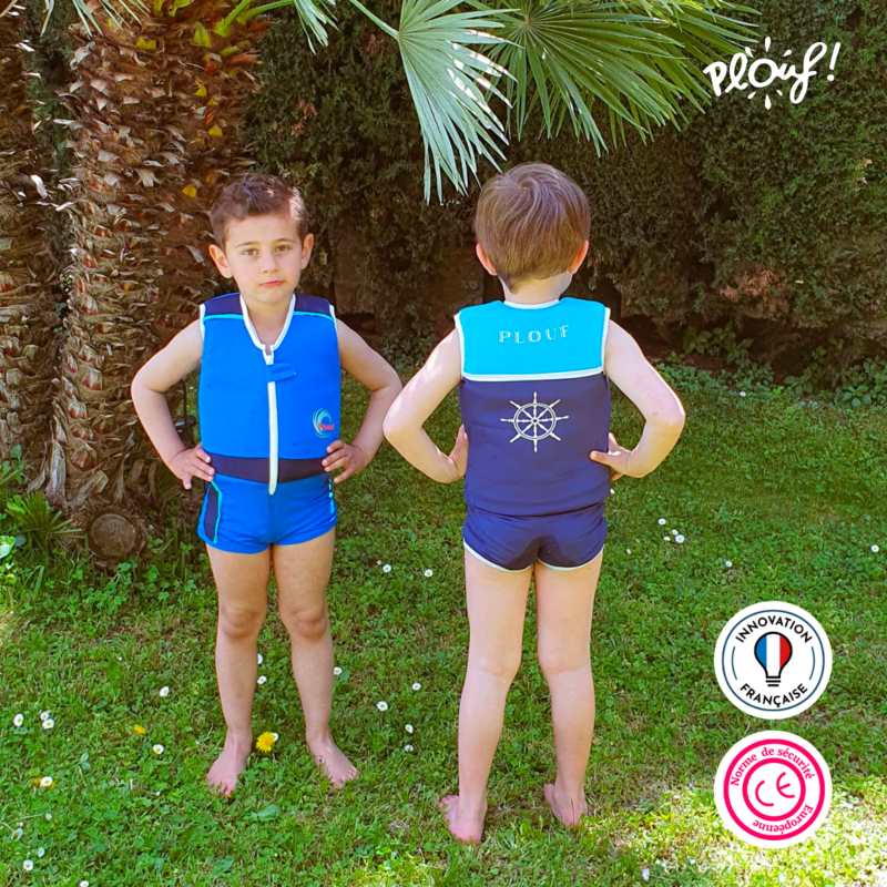 Maillot de bain flottant : Sailor Junior Marine / Taille 3 (15/17kg)