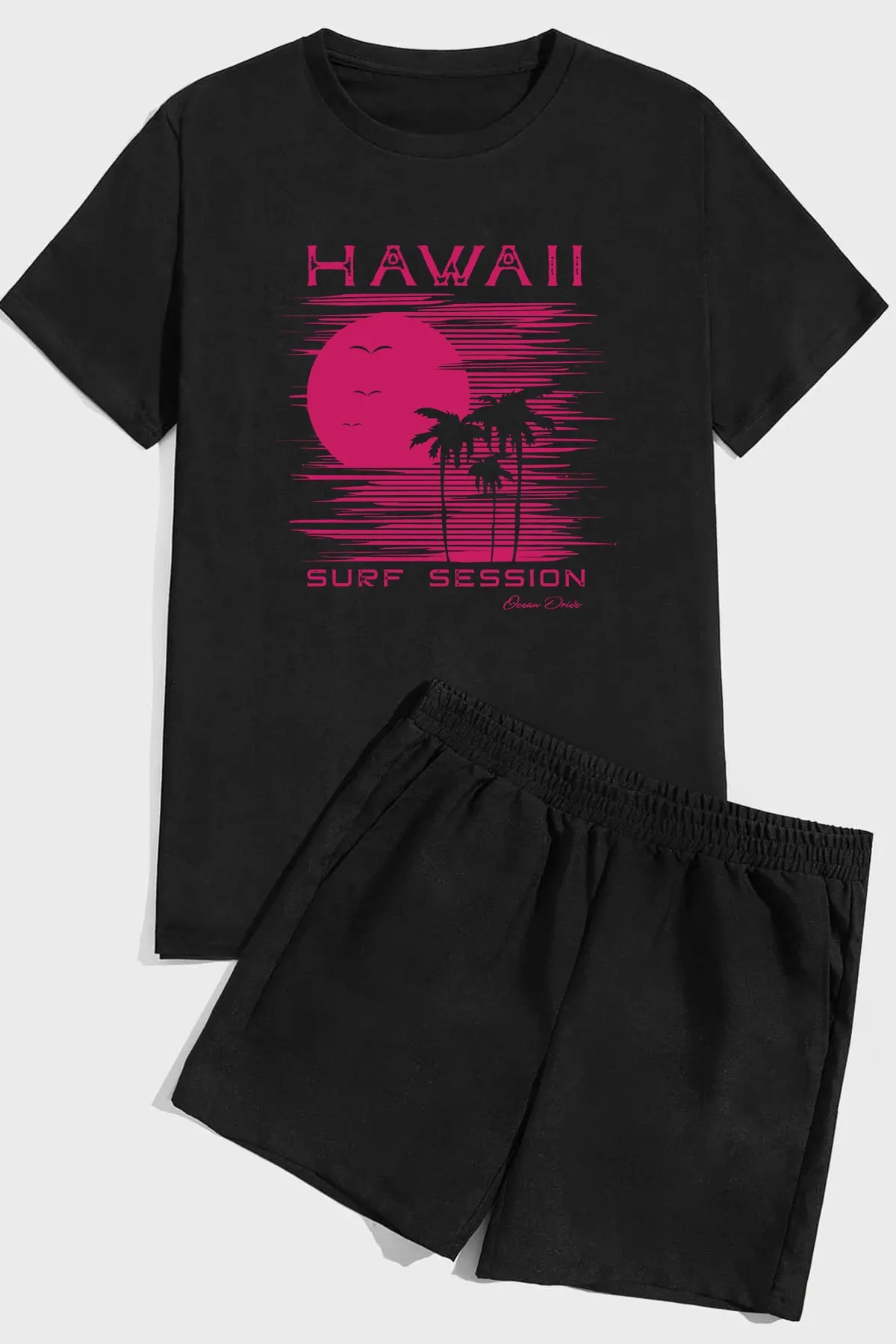 uyguntarz  Shorts-Set mit Surf-Session-Print