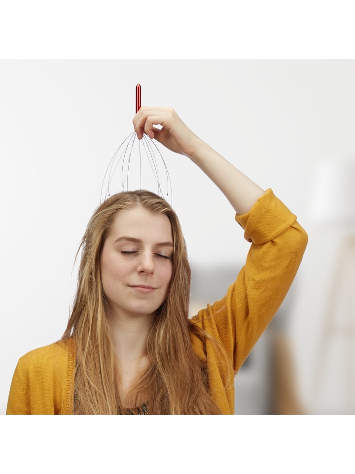 relaxdays Kopfmassagegerät in Rot günstig kaufen onesize
