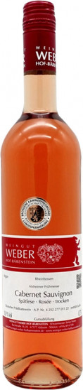 2021 Alsheimer Frühmesse Cabernet Sauvignon Spätlese Rosee trocken - Weingut Weber Hof-Bärenstein