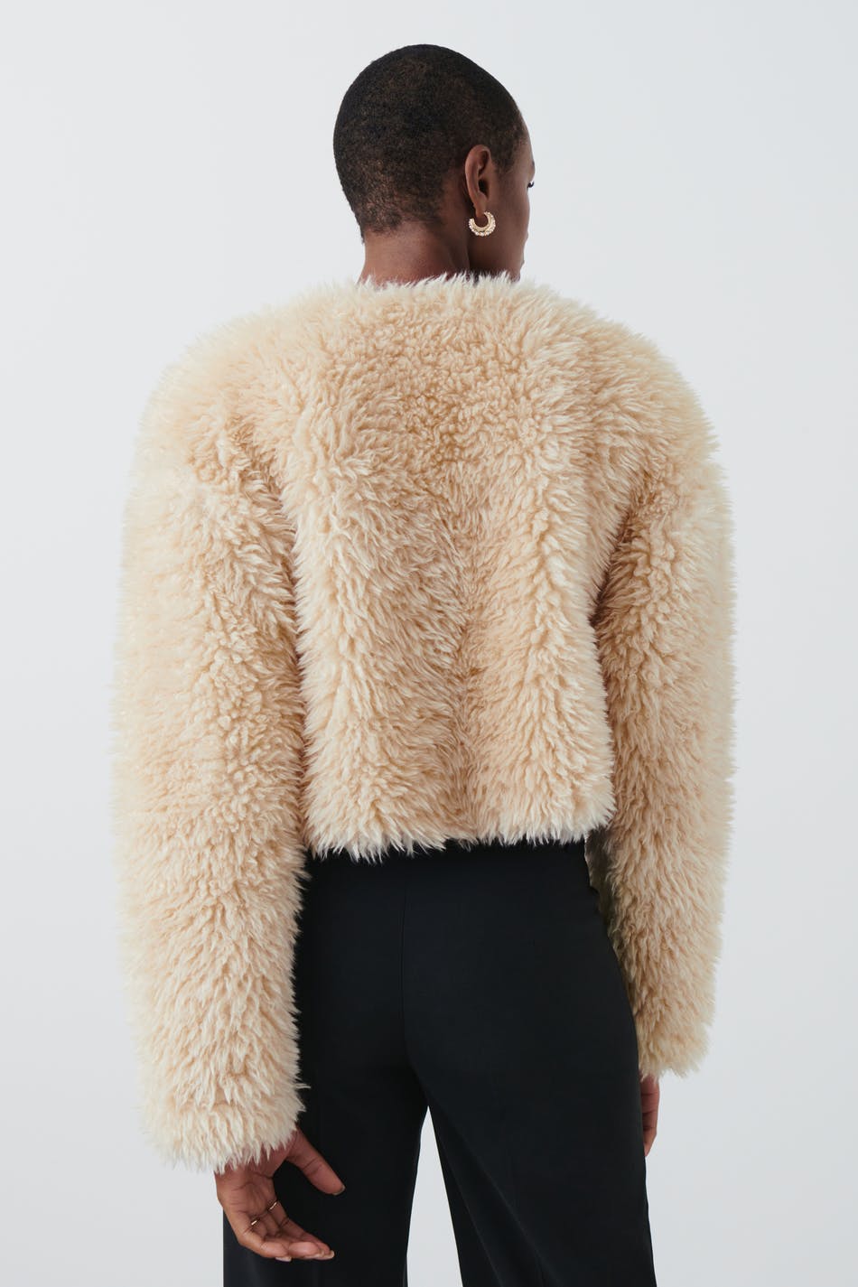 Faux fur jacket