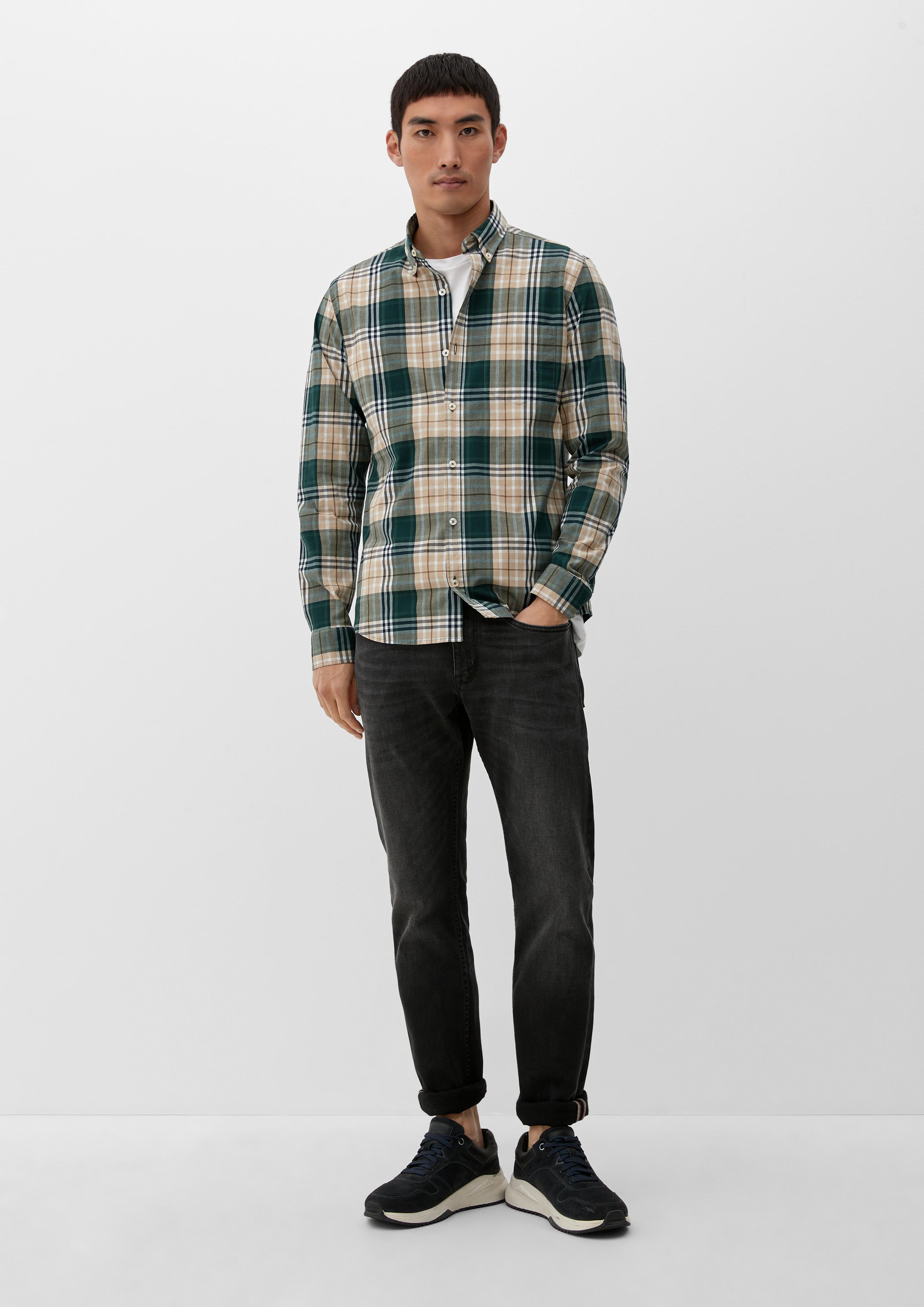 Slim: Hemd mit Button-down-Kragen  2120968-79N1
