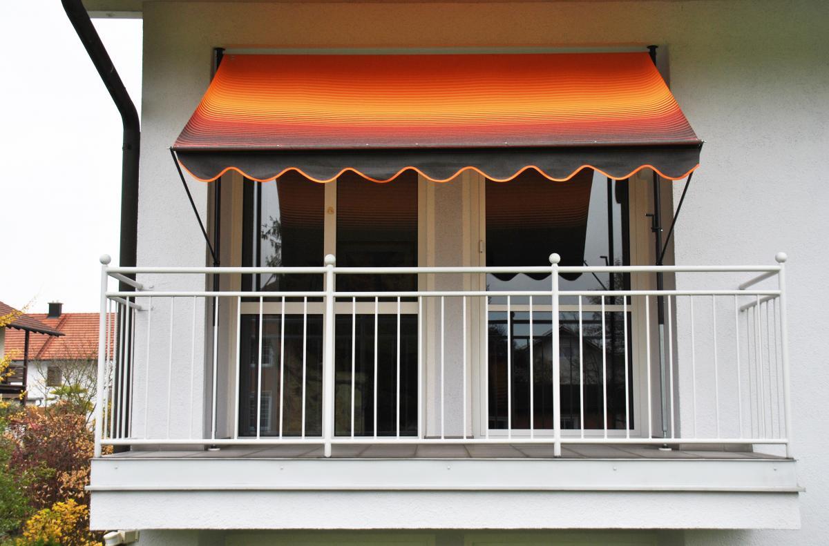 Angerer Klemmmarkise orange/braun 200 cm