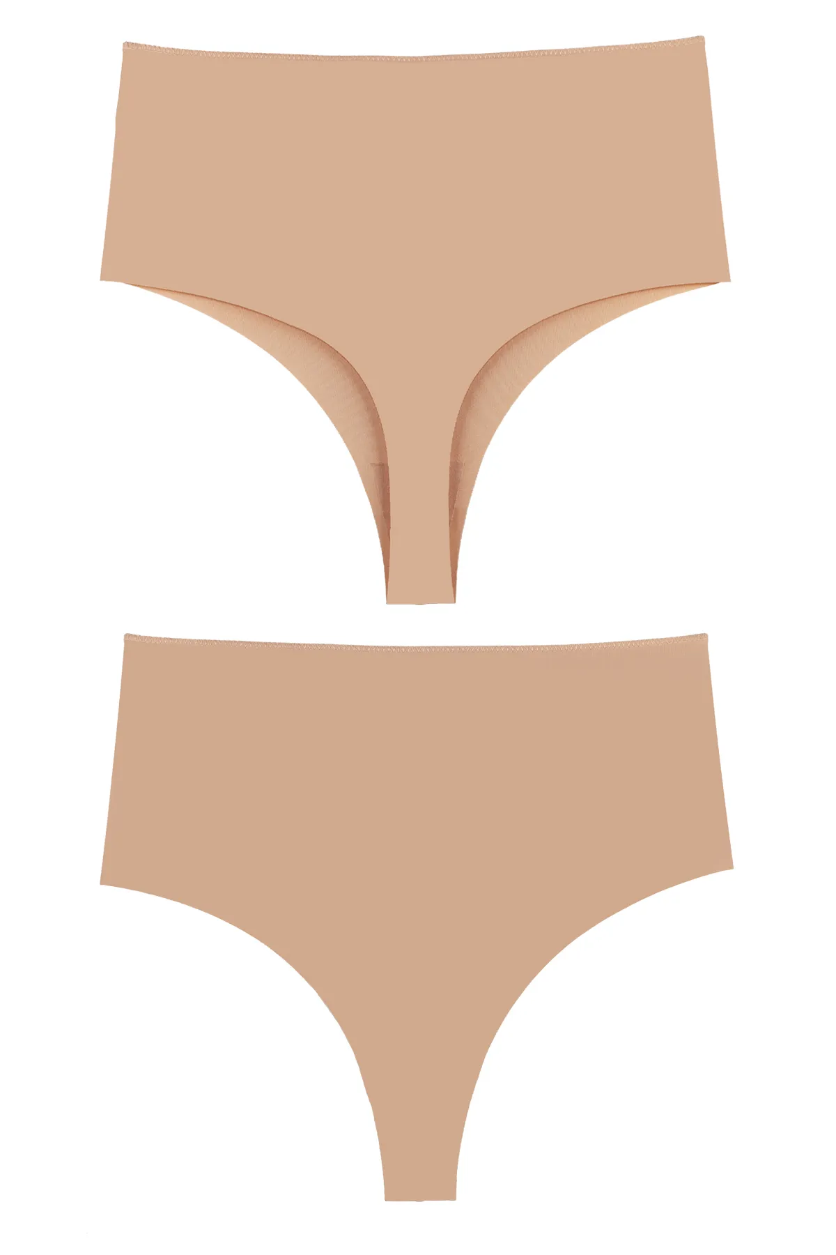 Sensu  Lasergeschnittener Damen-Tanga mit hoher Taille, 3er-Set KTS5002