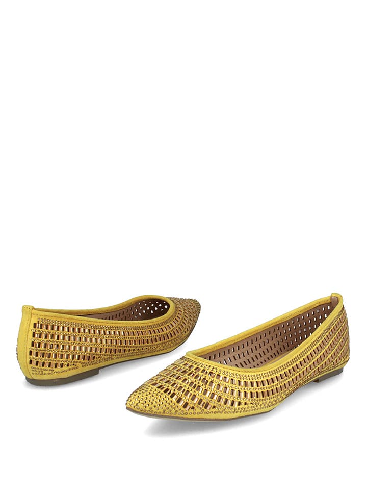 Menbur Ballerinas in Gelb günstig kaufen