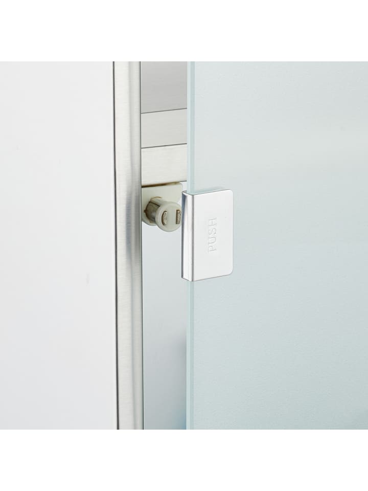 relaxdays Medizinschrank in Silber - (B)38 x (H)58 x (T)13 cm günstig kaufen onesize