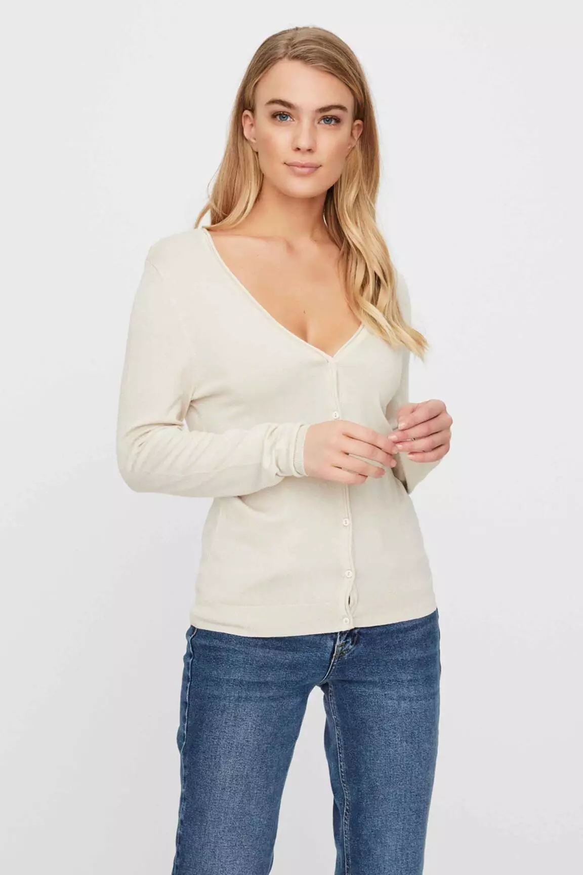 Vero Moda Fine Maille Femme couleur beige