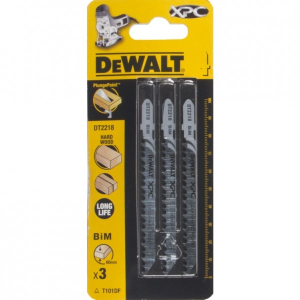Accessoires DeWalt DT2218-QZ Lame de scie à découper XPC® - BiM 100x6x60mm (T101DF) par lot de 3