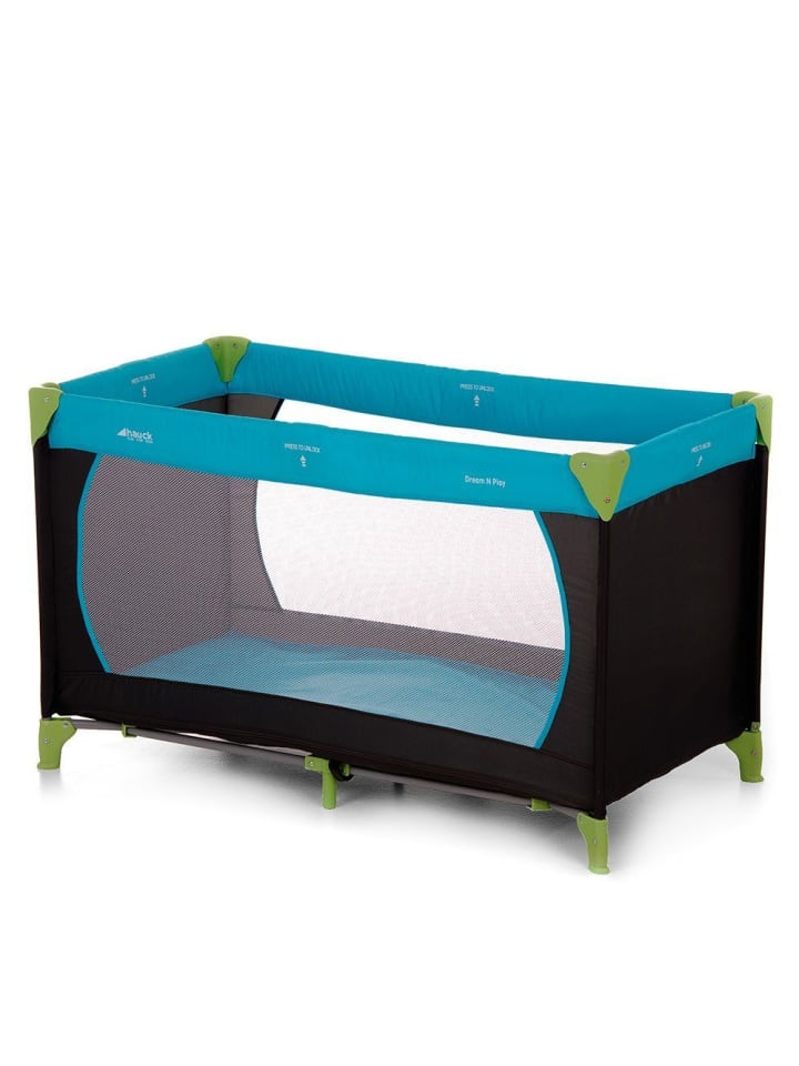 Hauck Reisebett Dream'n Play - Waterblue in schwarz,blau günstig kaufen onesize