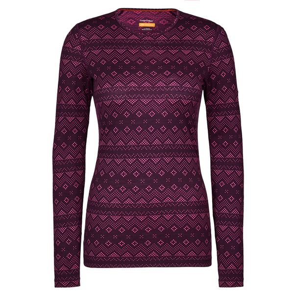 W MERINO 200 OASIS LS CREWE FIRST SNOW Damen - Funktionsshirt