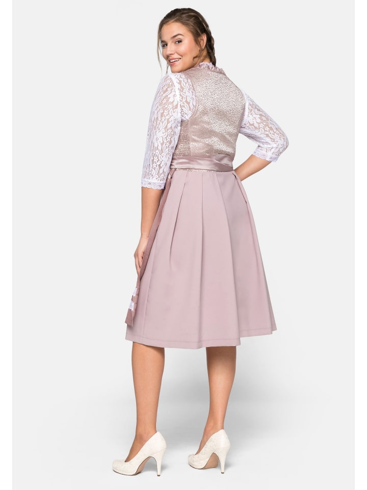 sheego Dirndl in zartrosa günstig kaufen