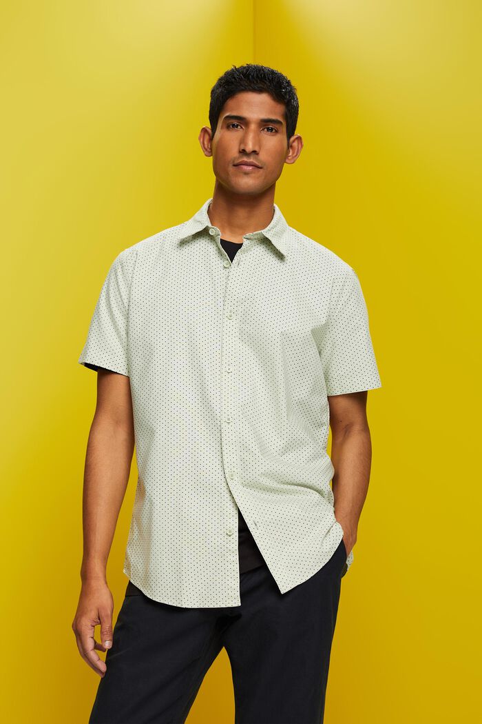 Button-Down-Hemd mit Print
