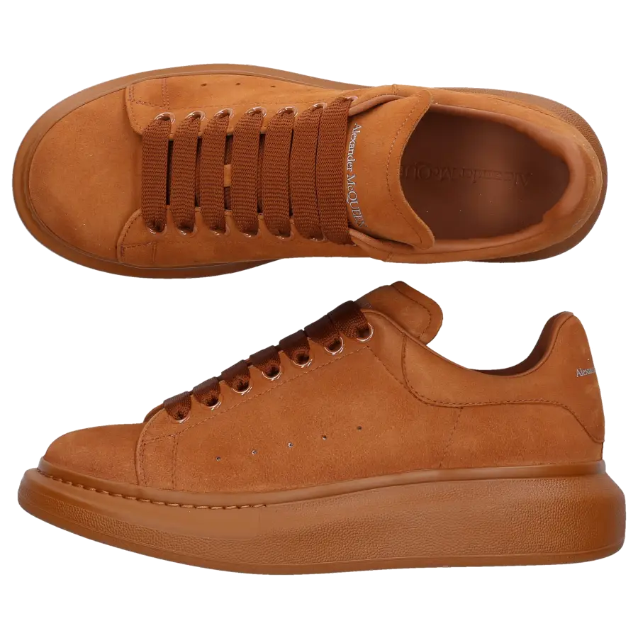 Alexander McQueen - Sneaker low LARRY Veloursleder - braun
