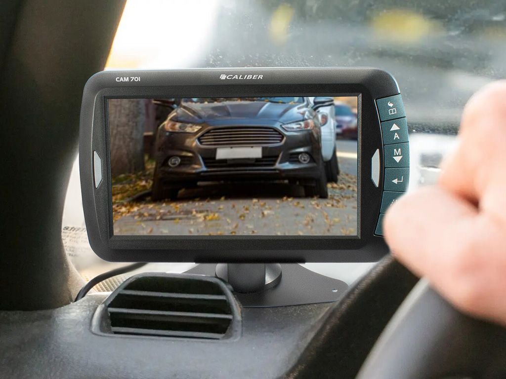 CAM701 Wireless-Kamera mit 7-Zoll-Monitor - Schwarz