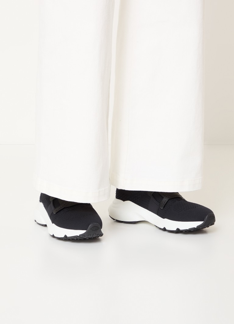 Tod's Kate sneaker with knitted upper and leather details