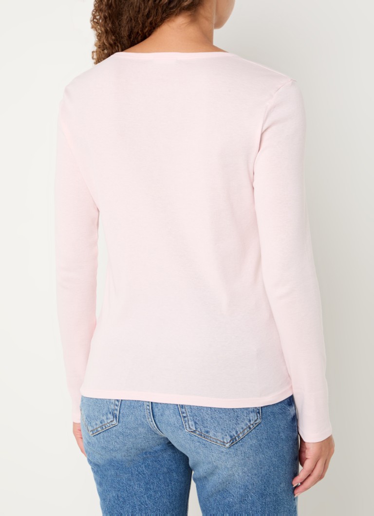 Benetton long-sleeved shirt with round neck