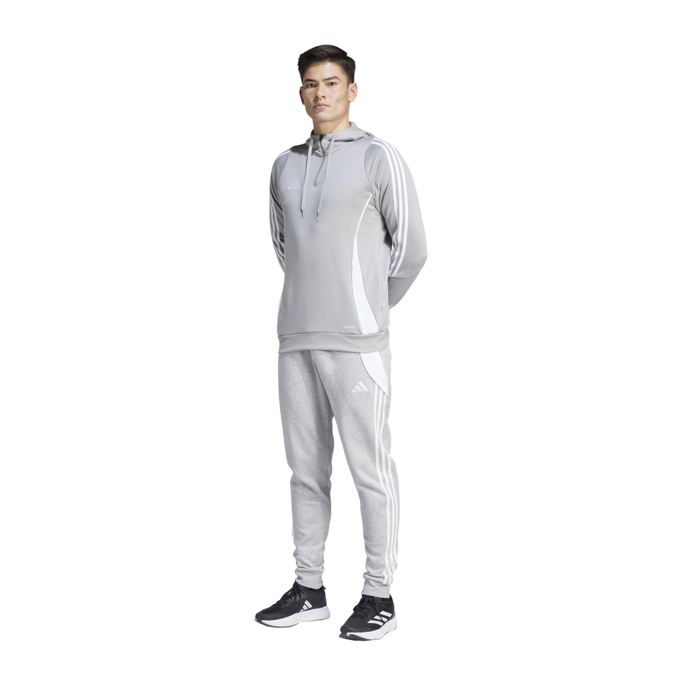 adidas Tiro 24 Trainingshose Grau Weiss