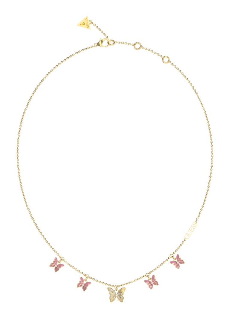 GUESS Necklace with charms JUBN04101JWYGLPT-U
