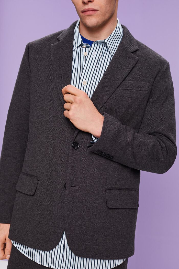 Blazer aus Baumwollmix