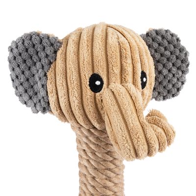 TIAKI Hundespielzeug Plüsch Ecophant
