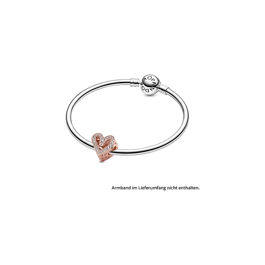 Pandora Charm Moments Funkelndes Freihand-Herz