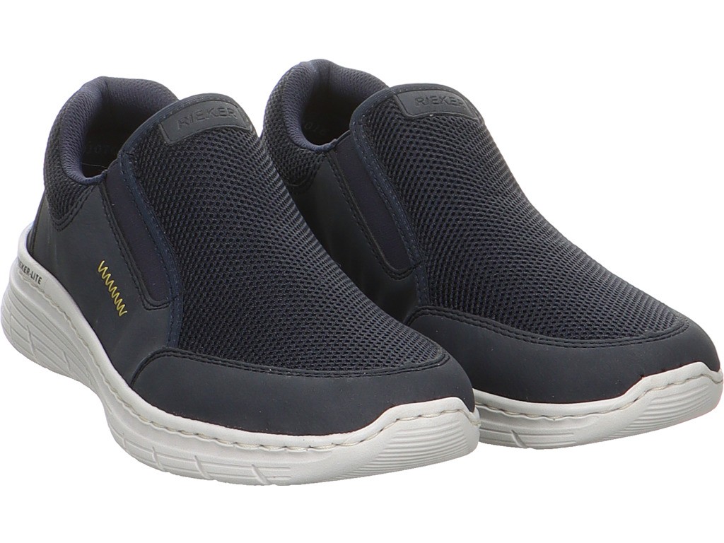 RIEKER Komfort Slipper blau