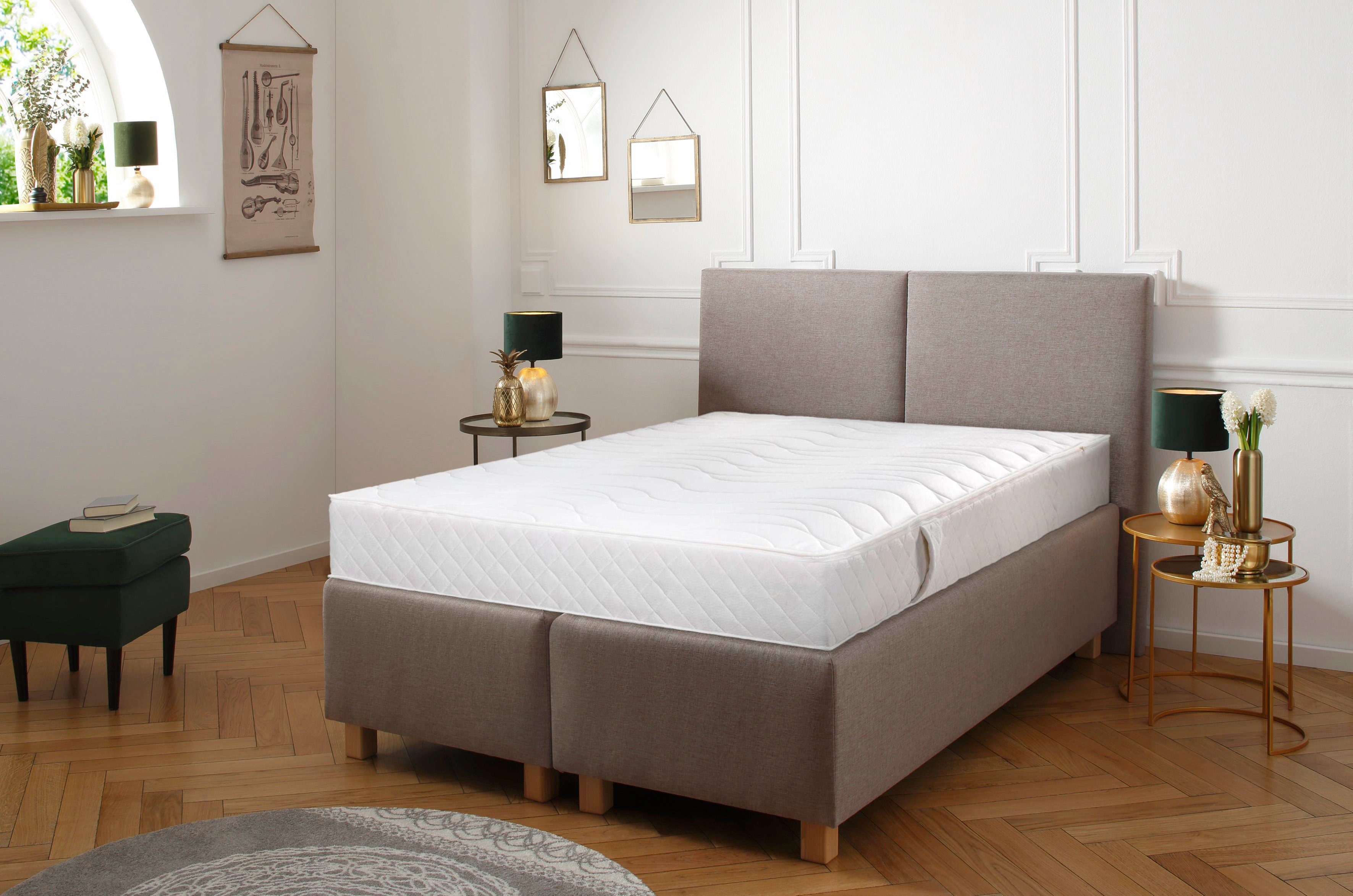 Taschenfederkernmatratze Syke, 7-Zonen Matratze, Matratze für Erwachsene & Senioren, DELAVITA, 24 cm hoch, Matratze mit Sitzkantenverstärkung, 90x200 cm und weitere Größen