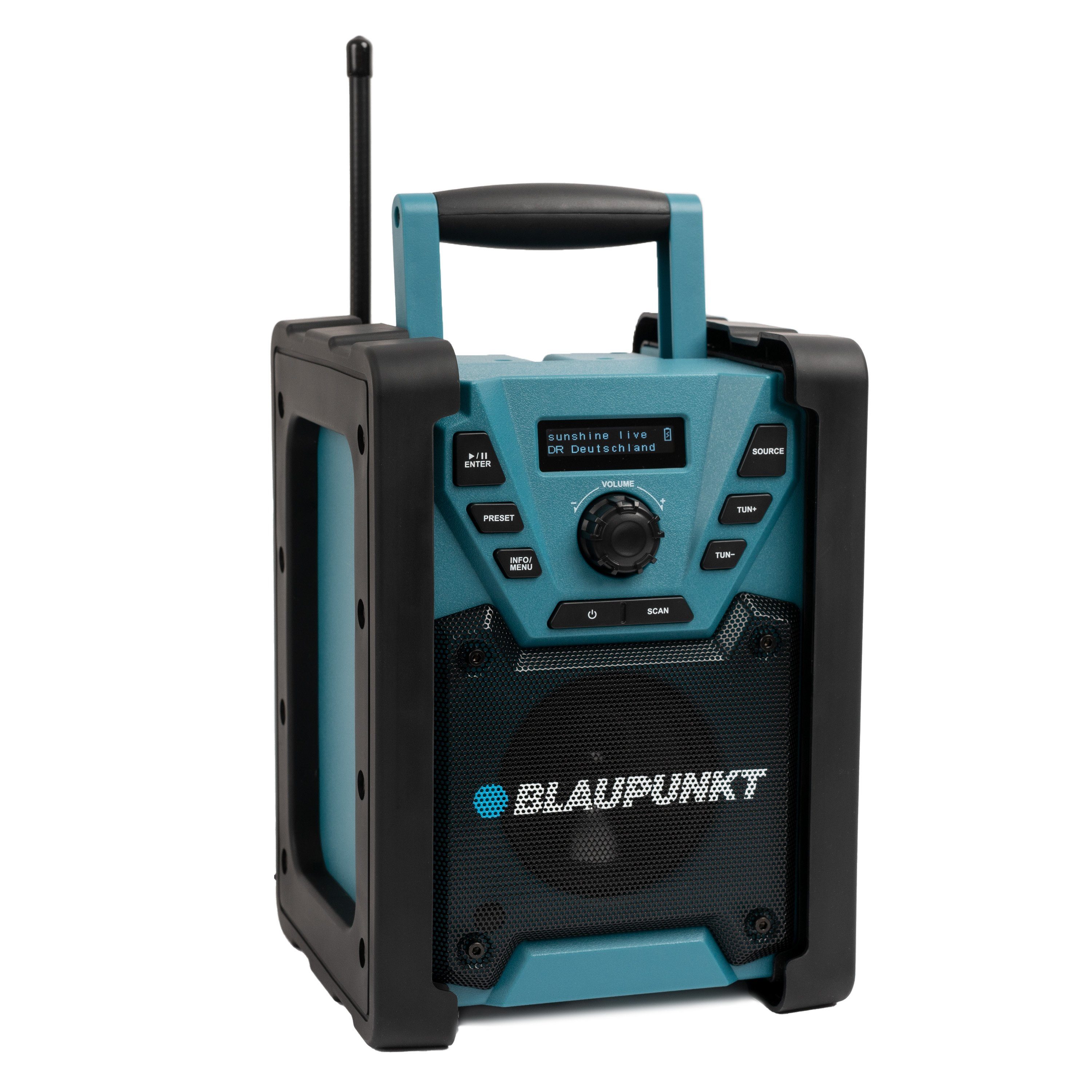 Blaupunkt BSR 200 Baustellenradio (Digitalradio (DAB), UKW, 5,00 W, Bluetooth, 40 Senderspeicher DAB+ / 20 Senderspeicher UKW, AUX-IN)