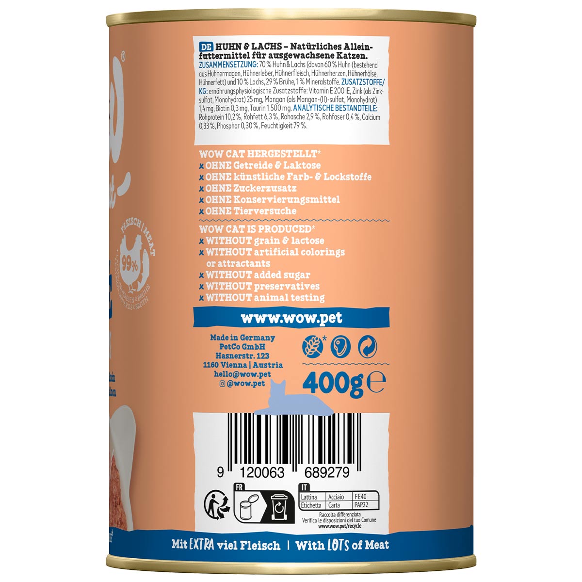 WOW CAT Adult Huhn & Lachs günstig kaufen bei ZooRoyal