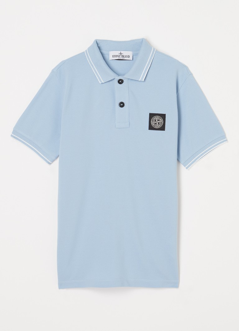 Πόλο μπλουζάκι Stone Island 21348 από βαμβακερό πικέ με κέντημα λογότυπου