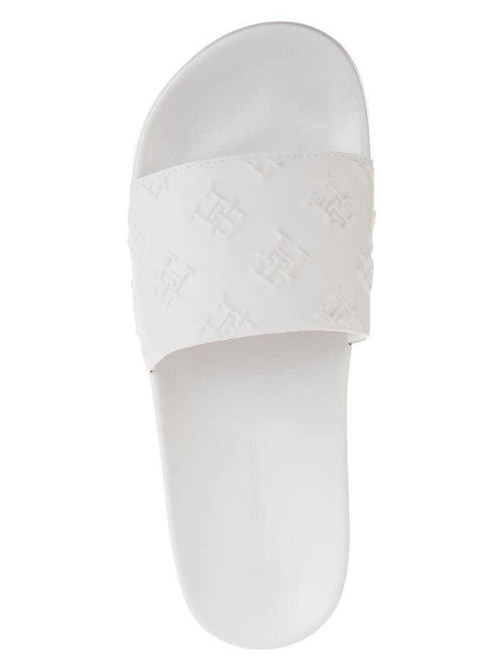Tommy Hilfiger Shoes Pantoletten in Creme günstig kaufen
