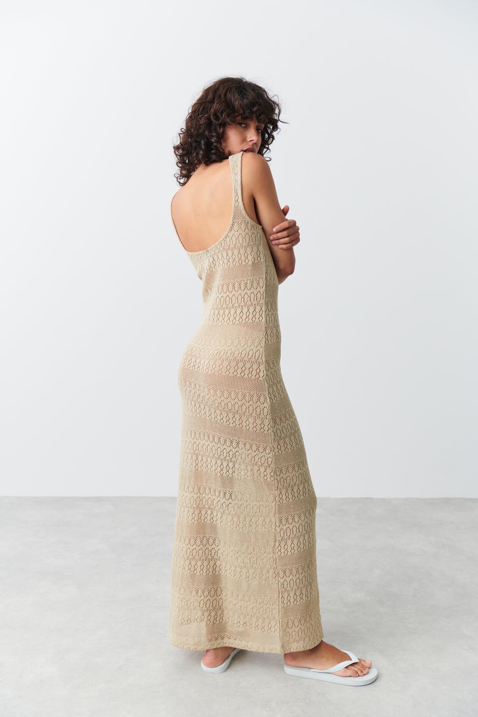 Maxi crochet dress