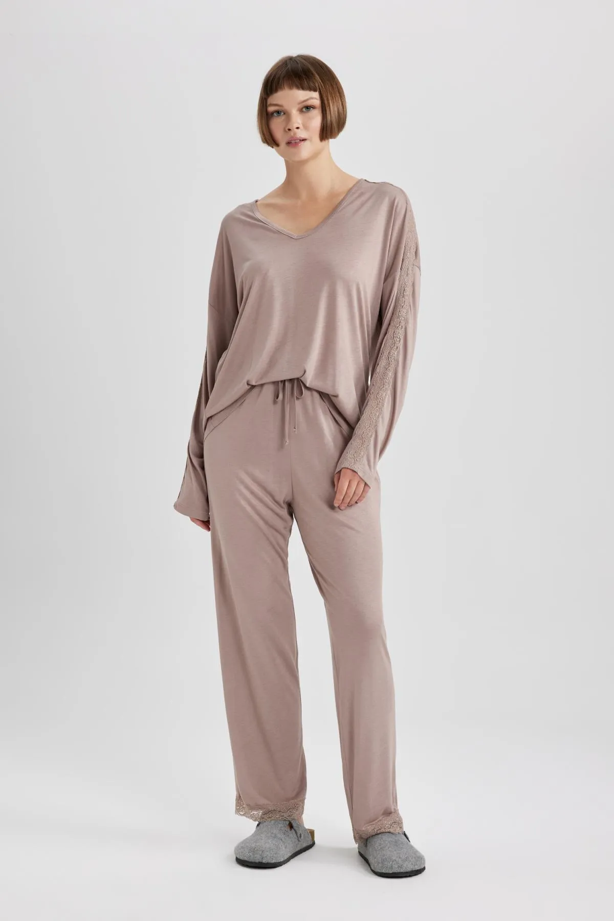 DeFacto  Langarm-Pyjama-Set zum Verlieben