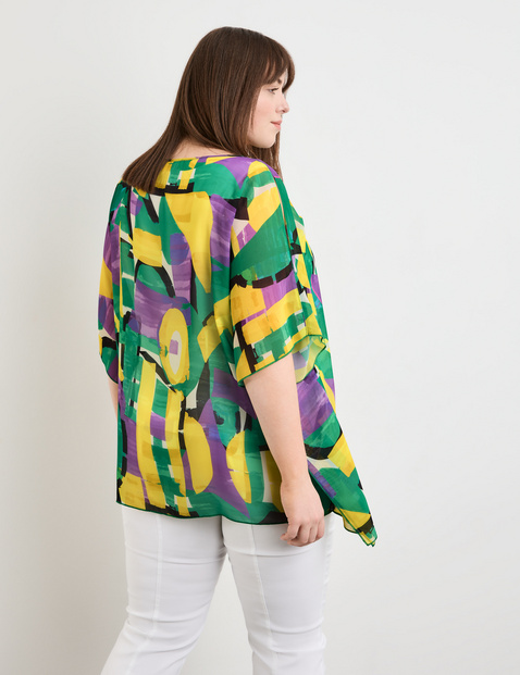 Oversized-Bluse im Lagenlook
