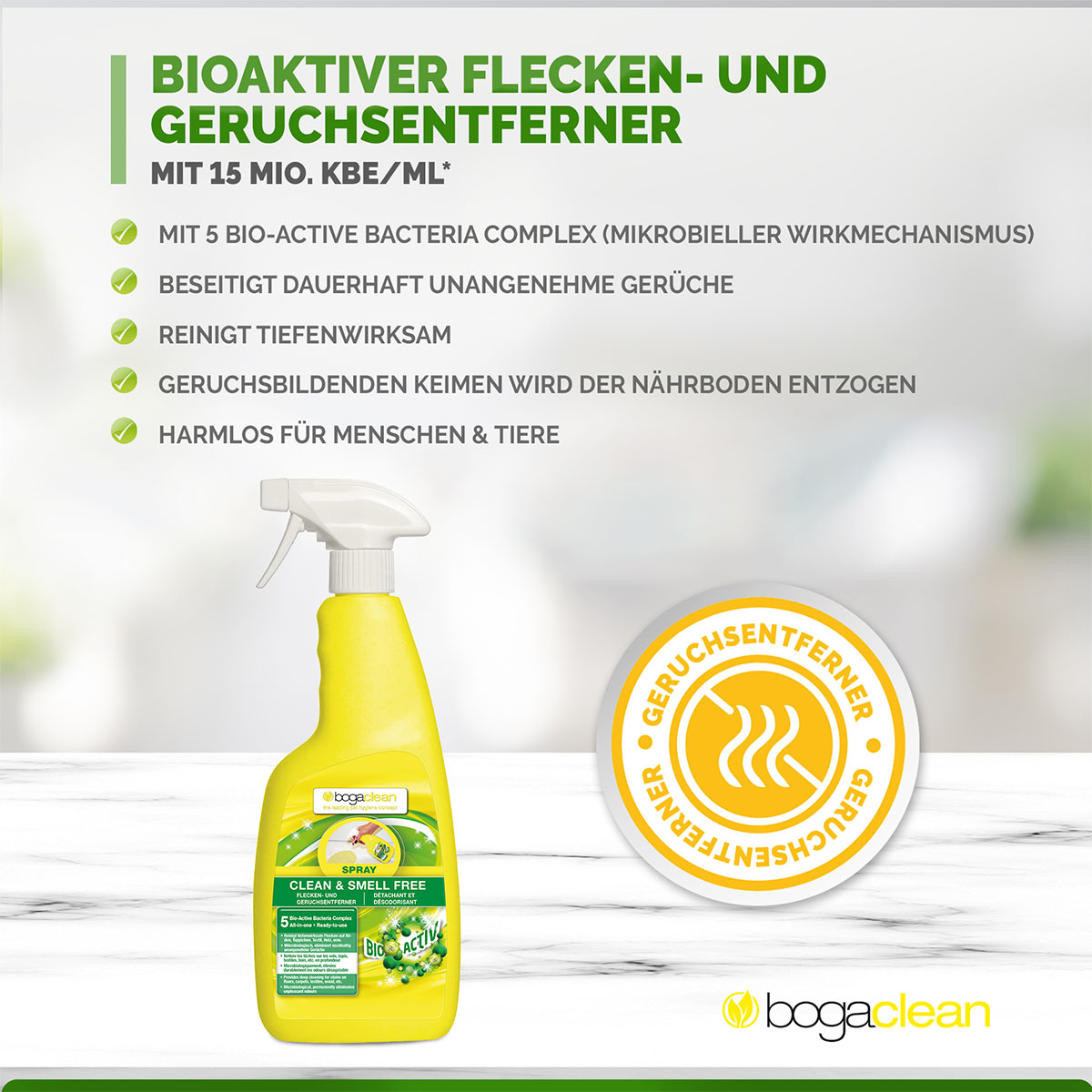 bogaclean Clean & Smell Free Spray 750 ml kaufen