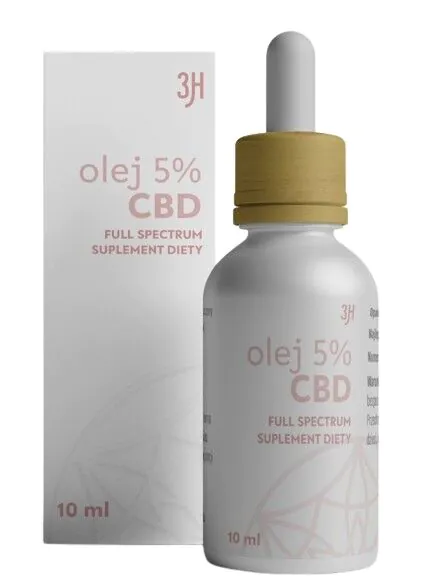CBD aliejus 5% 10 ml