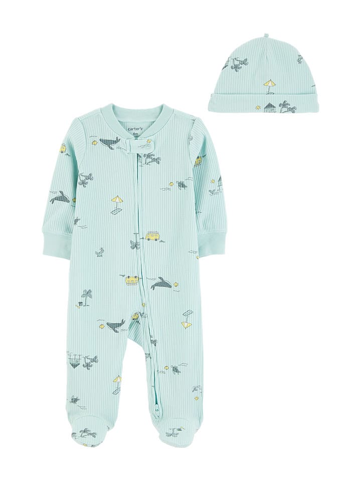 carter's 2tlg. Outfit in Hellblau günstig kaufen