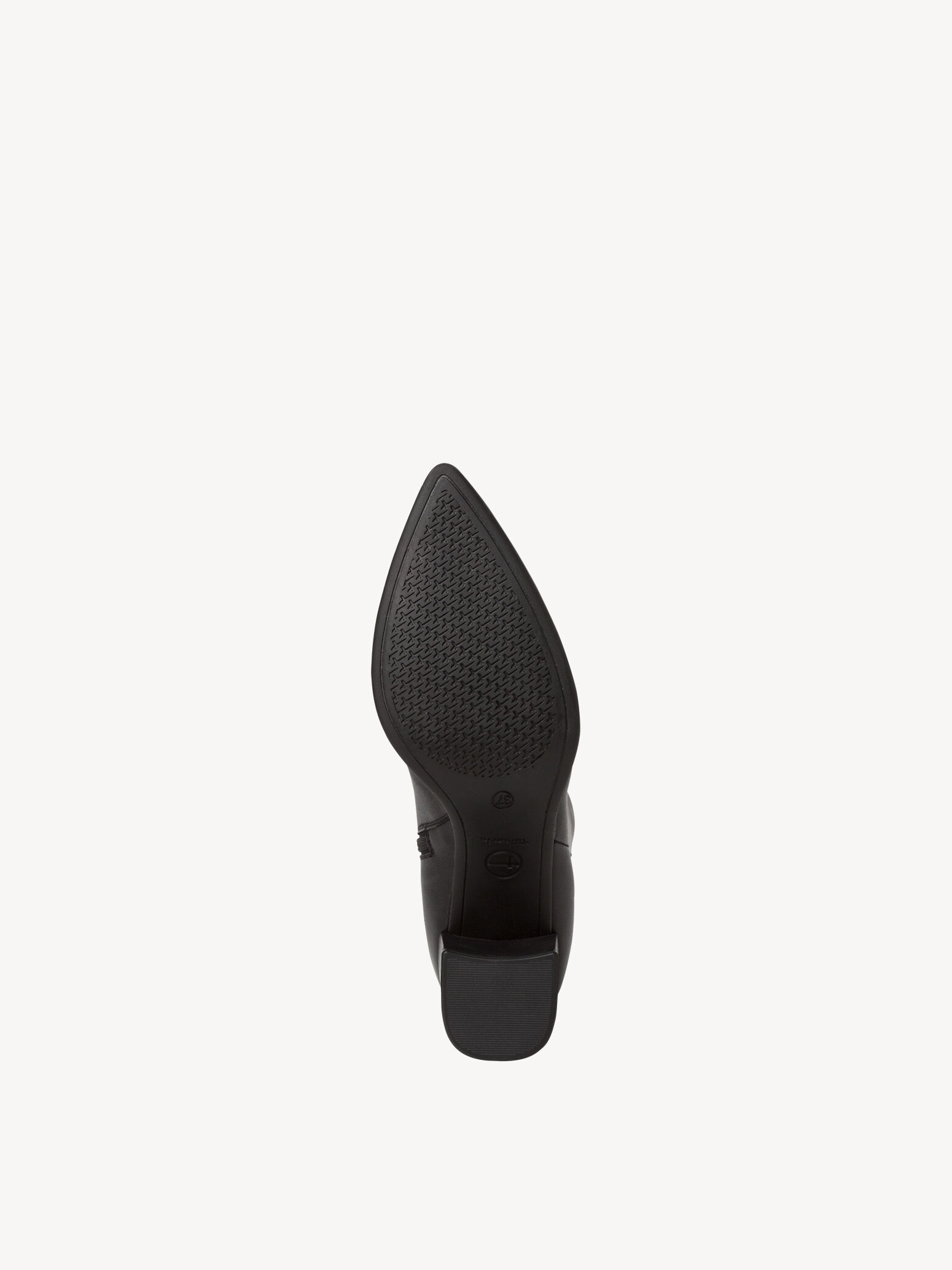 Bottine en cuir - noir