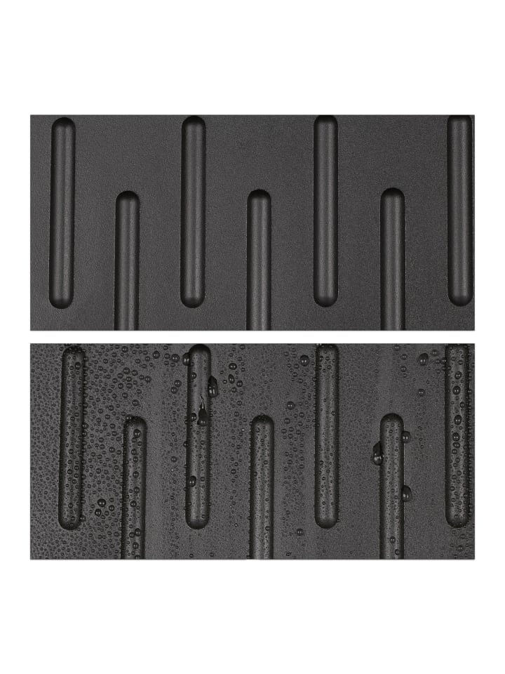 relaxdays 30x Schuhabtropfschale in Schwarz - (B)35 x (H)3 x (T)27 cm günstig kaufen onesize