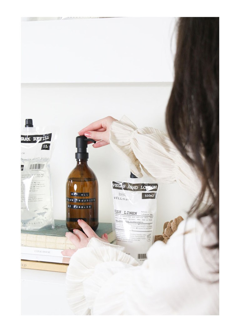 Loțiune de mâini Wellmark Fresh Linen, rezervă 500 ml