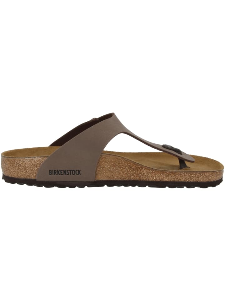 Birkenstock Zehensandale Gizeh Birko-Flor Nubuk normal in braun günstig kaufen
