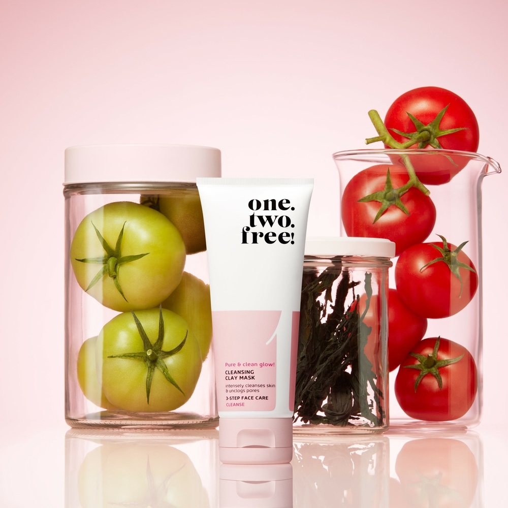 one.two.free! Cleansing Clay Mask Masque nettoyant Visage