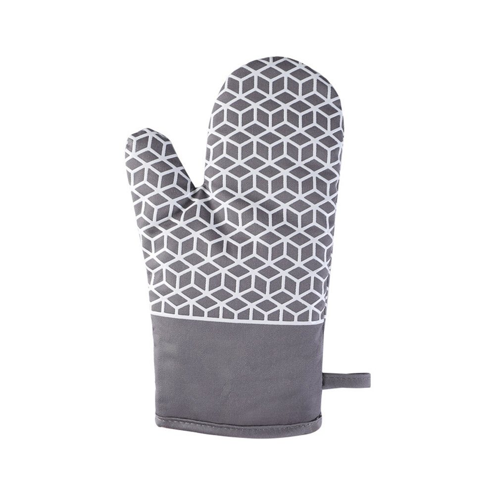 SCOKIT Topfhandschuhe Ofenhandschuhe Topflappen 4er Set, (Küche Topfhandschuhe mit Silikon Anti-Rutsch Design), Geeignet für Backen, Kochen, Grillen