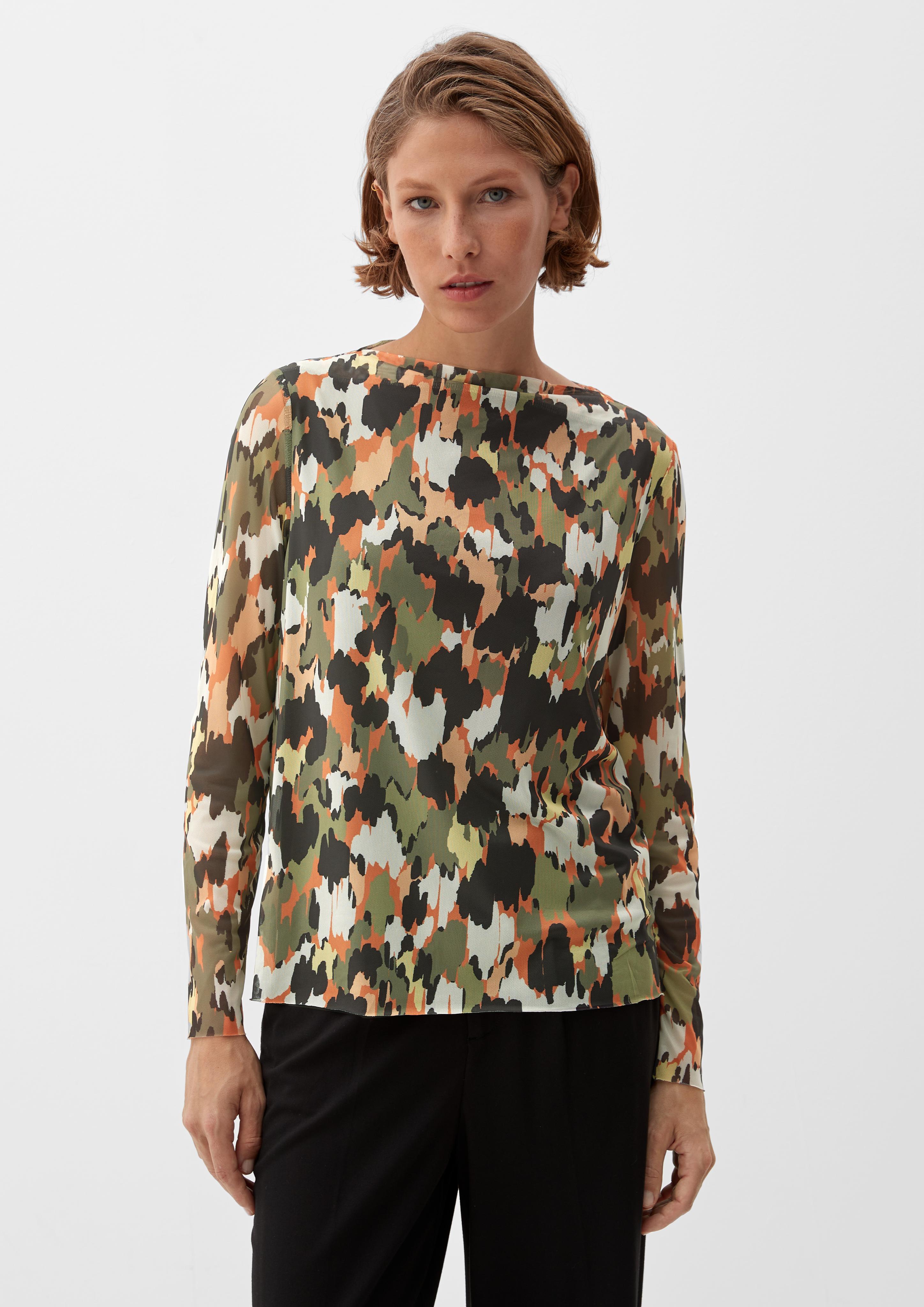 Blusenshirt mit Alloverprint  2121384-77A1
