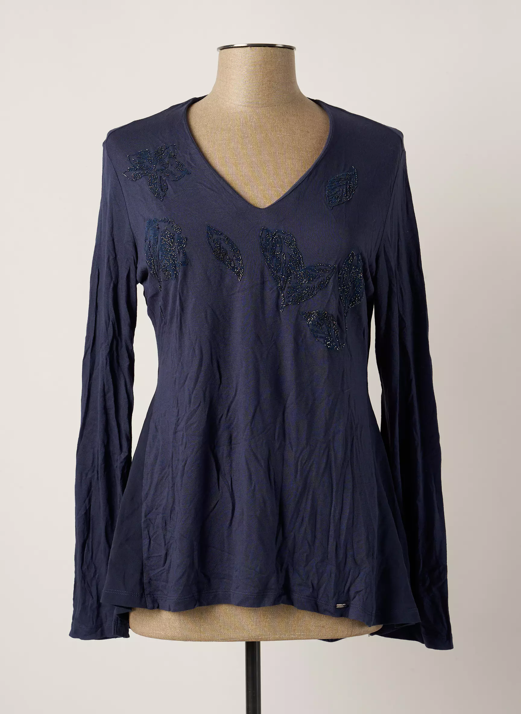 Salsa Tshirts Femme couleur bleu