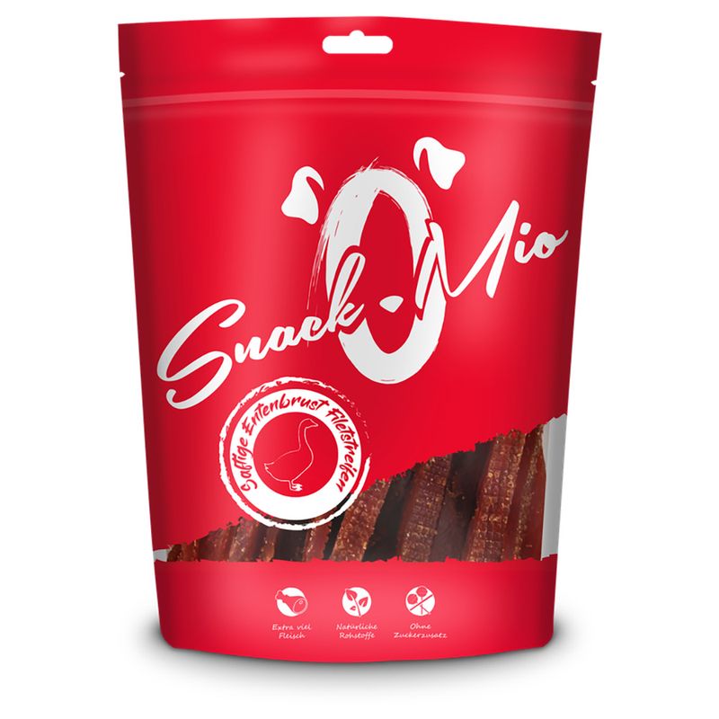 SnackOMio Saftige Entenbrust Filetstreifen