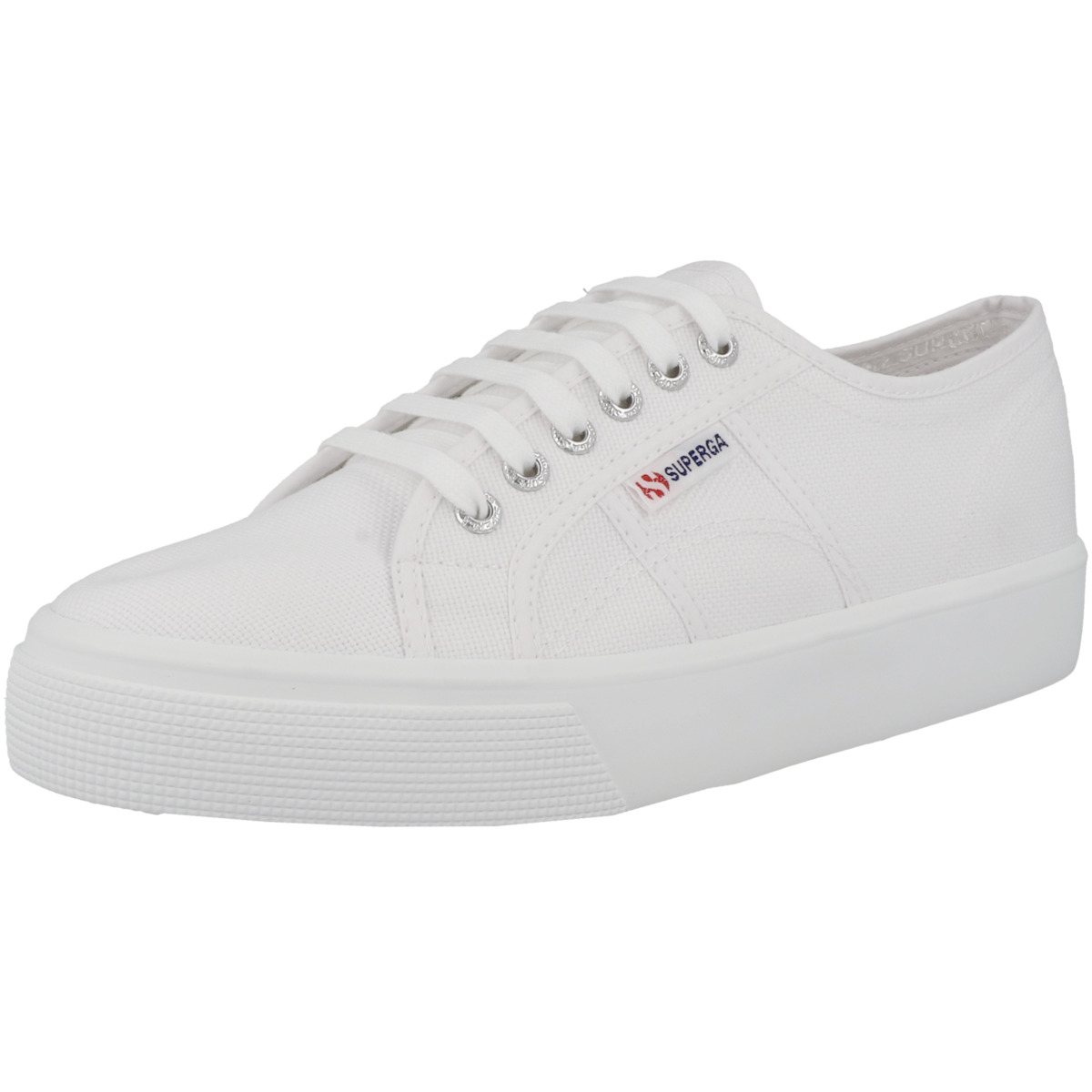 Superga 2730 Cotu Mid Platform Sneaker Low weiss