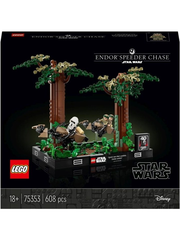LEGO Star Wars 75353 Verfolgungsjagd auf Endor  Diorama in Mehrfarbig ab 18 Jahre günstig kaufen onesize