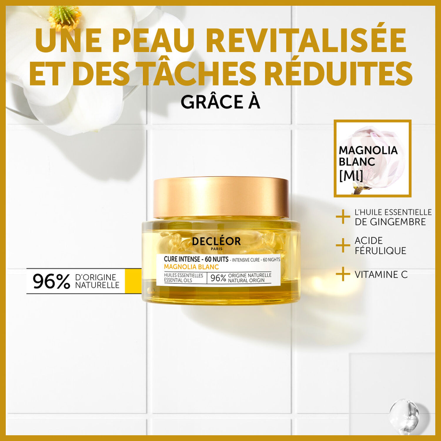 Decléor Magnolia Blanc Cure Intense 60 Nuits